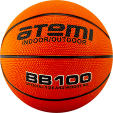 Мяч баскетбольный Atemi, р.5, резина, 8 панелей, BB100