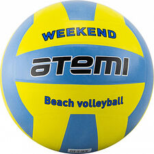 Мяч волейбольный Atemi, WEEKEND, резина, желт-голубой