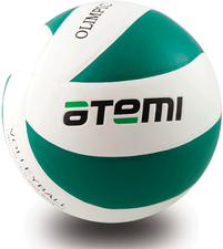 Мяч волейбольный Atemi, OLIMPIC, синтетическая кожа PU , зел.-бел