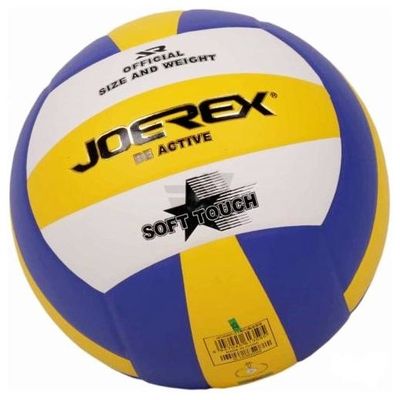 Мяч волейбольный JOEREX (5, Желтый/белый/голубой- Сары/ақ/көк )