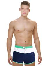 Плавки-шорты мужские для бассейна, син/бир. р-р 46, TSAE1C