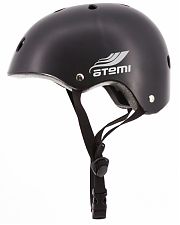 Шлем защитный подростковый ATEMI, цвет черный, размер окруж (52-56 см), М (8-15 лет), AH07BM