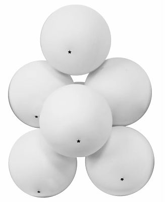 Мячи для настольного тенниса Атеми 1*, пластик, 40+, бел., 6 шт., ATB102