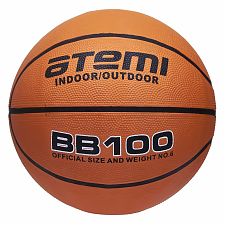 Мяч баскетбольный Atemi, р. 6, резина, 8 панелей, BB100