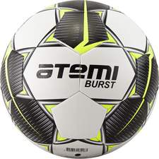 Мяч футбольный АТЕМИ BURST р. 5,белый/черн/желтый.