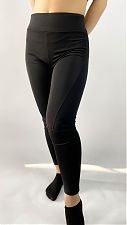 Фитнес лосины женские (XL, черные) FIT149