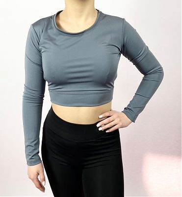 Фитнес топик (M, серый) FIT3907