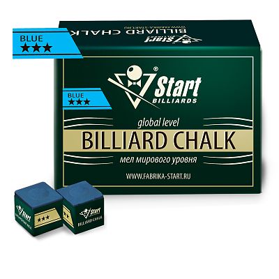 Мел Startbilliards 3 звезды синий (144шт) SB2019_13
