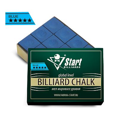 Мел Startbilliards 5 звезд синий (12шт) SB2019_5