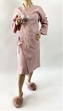 Халат муслиновый женский (перламутрово - розовый) XL, 44-46 р, SPL1046441