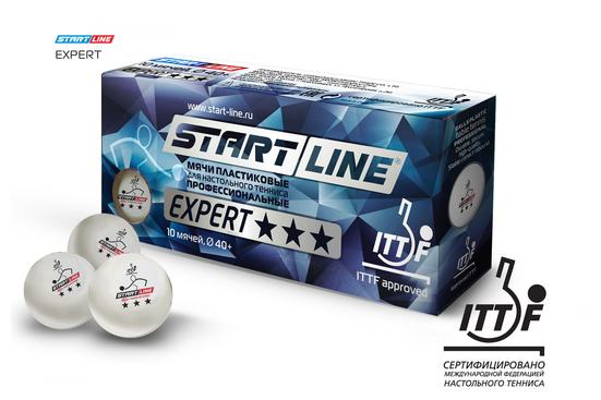 Мячи Start line V40+ 3*star (ITTF) 10шт