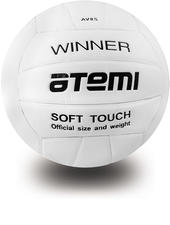 Мяч волейбольный Atemi, WINNER, синтетическая кожа PU soft, бел.