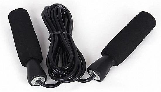Скакалка на подшипниках 2,8 м (черная) SPL281303